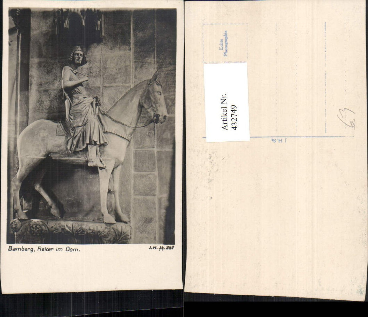 432749,Bamberg Cathedral Rider Statue