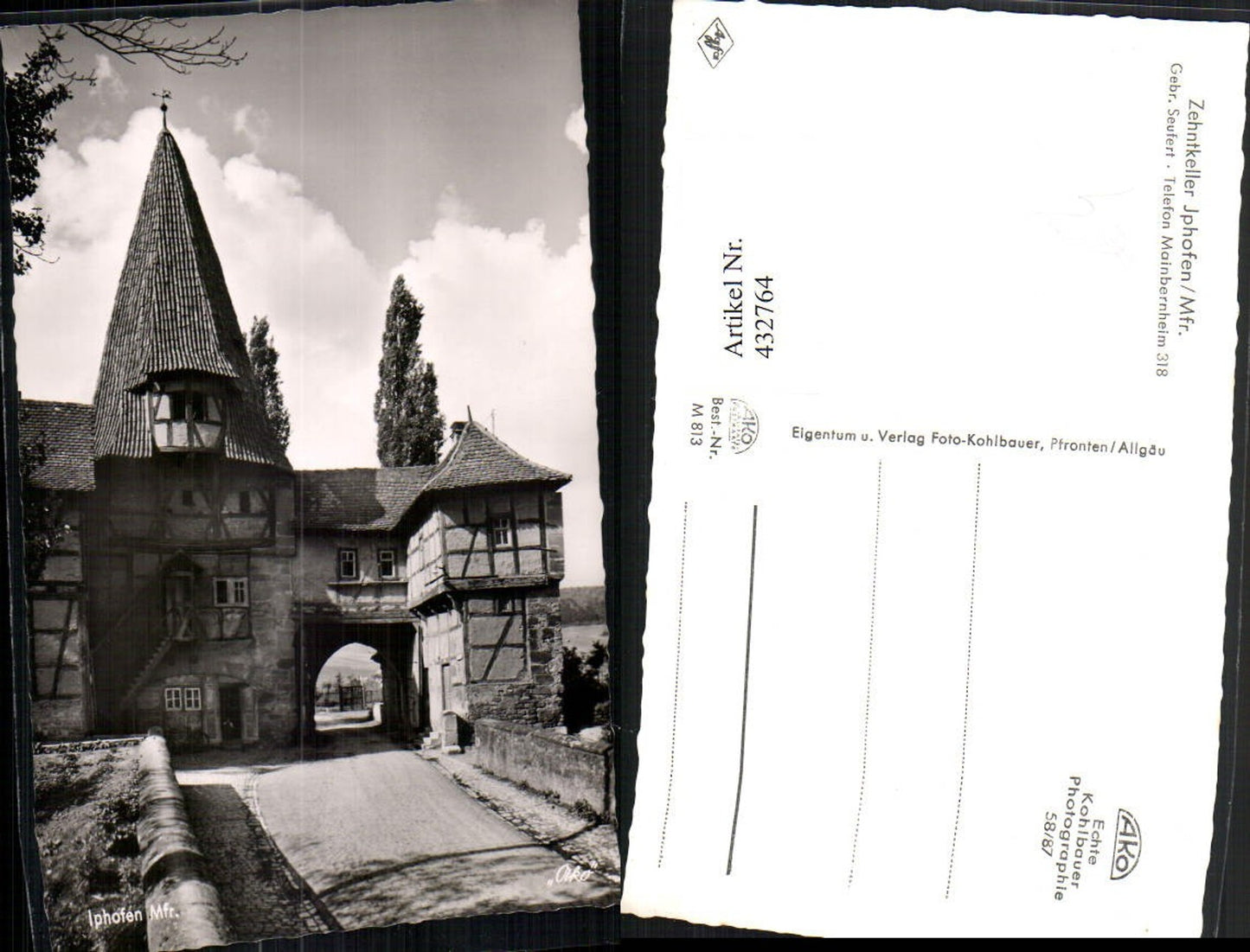 432764,Iphofen Tor Turm