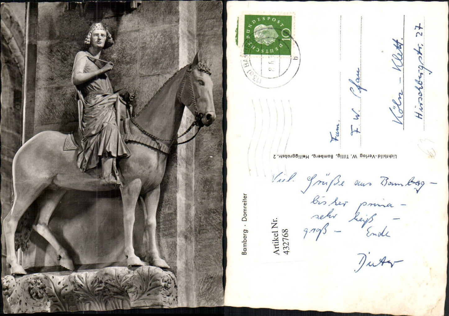 432768,Bamberg Domreiter Statue