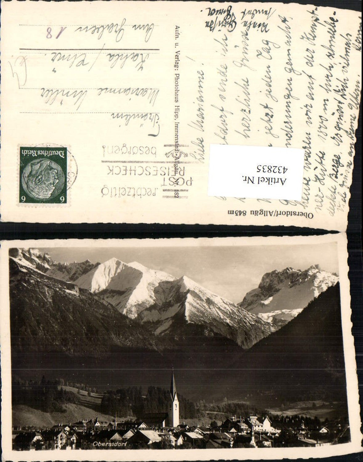 432835,Oberstdorf im Allgäu Totale Bergkulisse