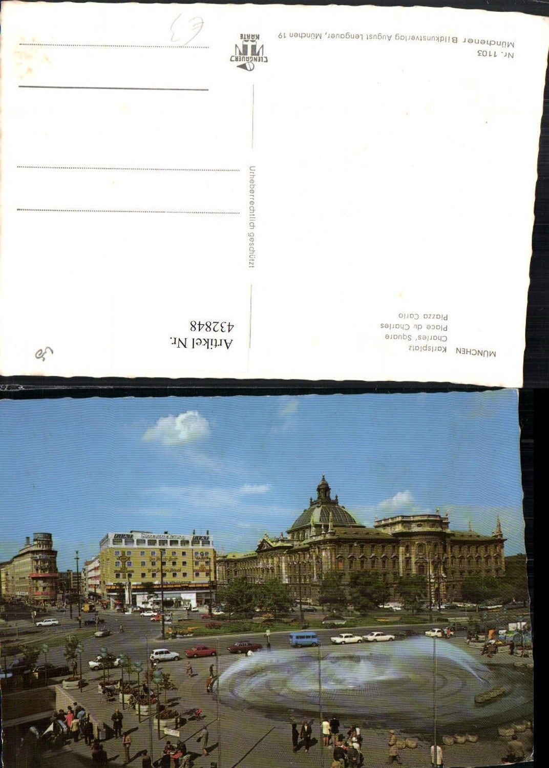 432848,München Karlsplatz Brunnen