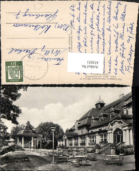 432851,Bad Steben im Frankenwald Kurhaus
