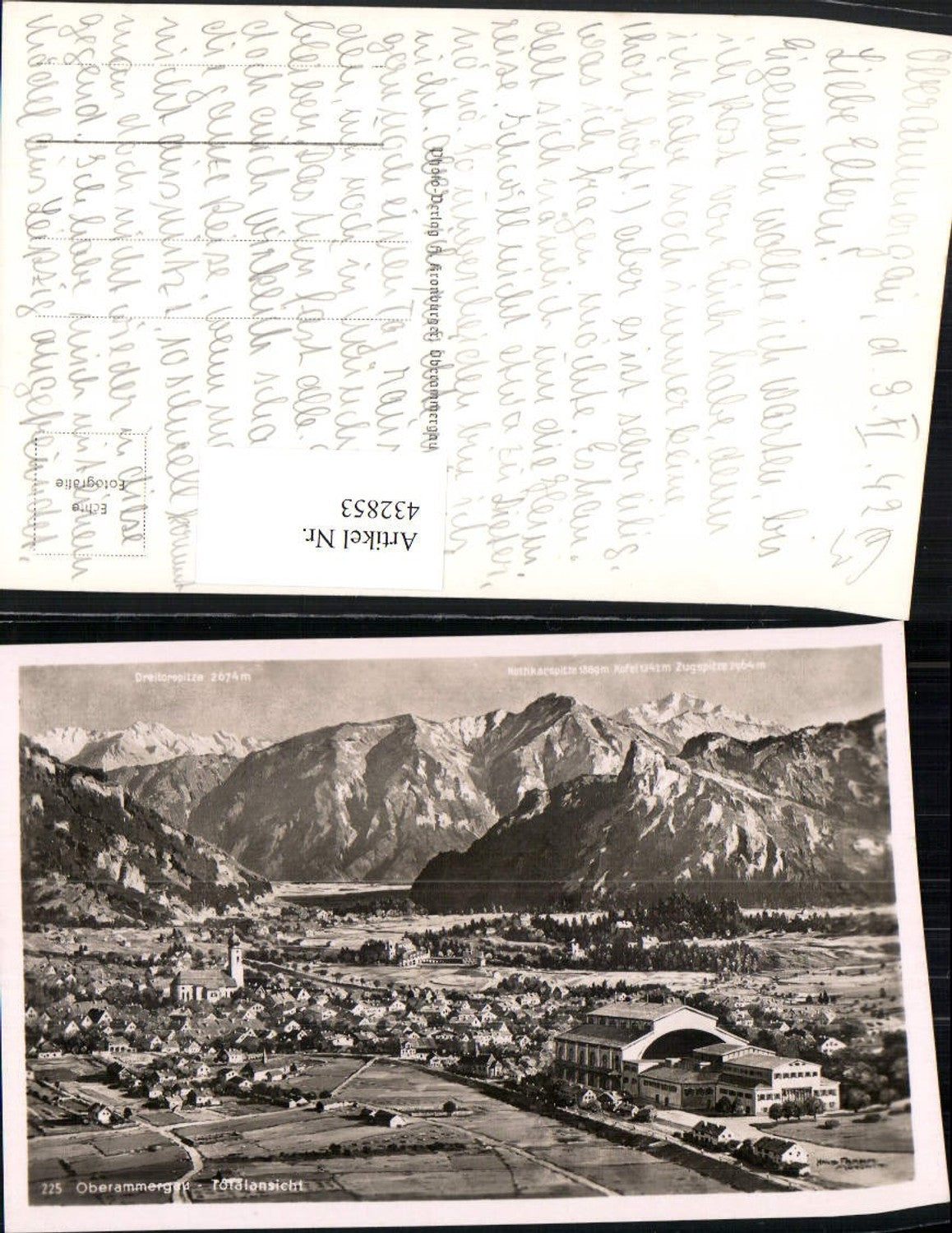432853,Oberammergau Totale Bergkulisse