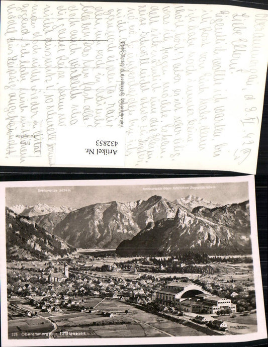 432853,Oberammergau Totale Bergkulisse