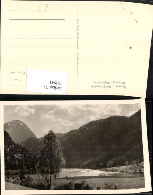 432941,Thumsee See b. Bad Reichenhall geg. Ristfeuchthorn