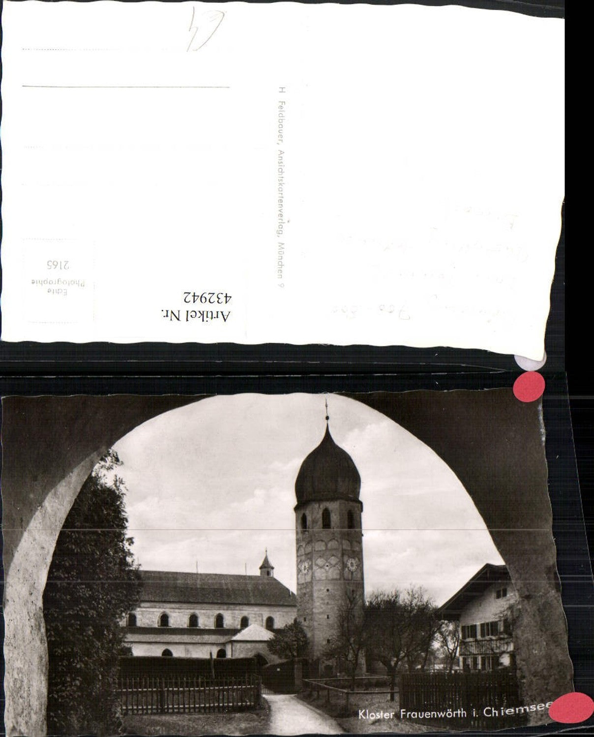 432942,Kloster Frauenwörth im Chiemsee Turm