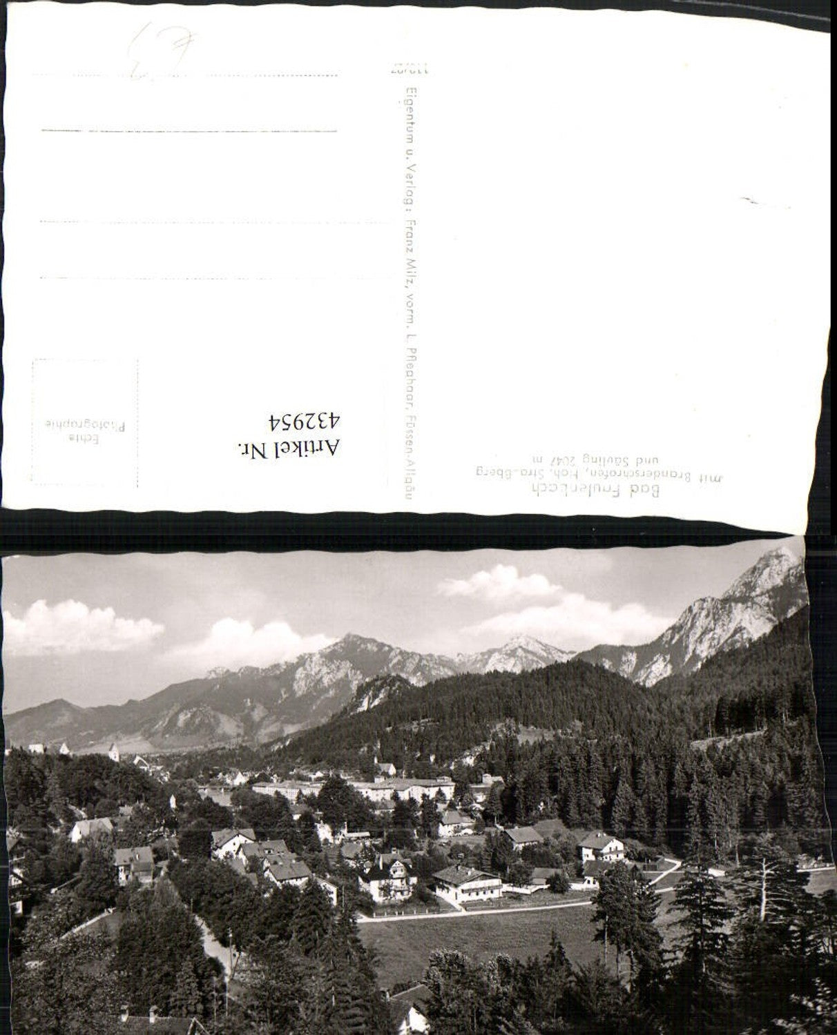 432954,Bad Faulenbach Totale m. Branderschrofen Bergkulisse