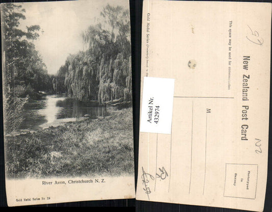 432974,New Zealand Neuseeland Christchurch River Avon Fluss