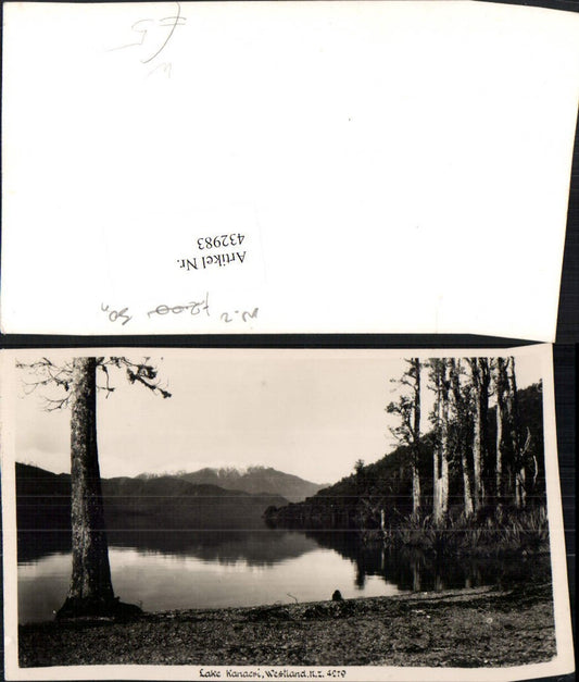 432983,New Zealand Neuseeland Westland Lake Kanacri See