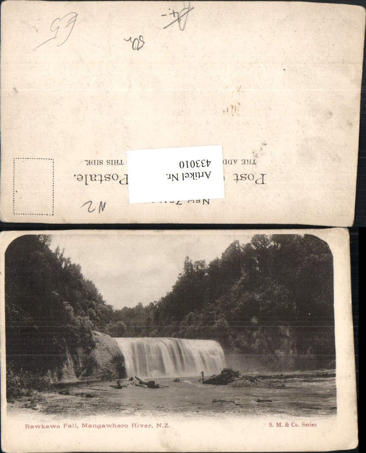 433010,New Zealand Neuseeland Mangawhero River Rawkawa Fall Wasserfall