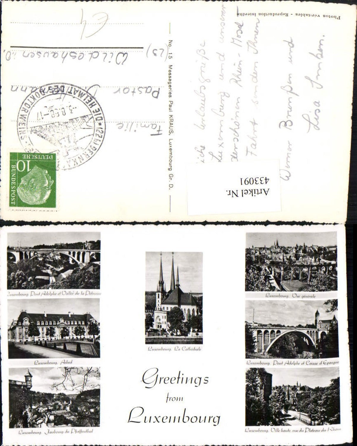 Alte Ansichtskarte – Old Postcard
