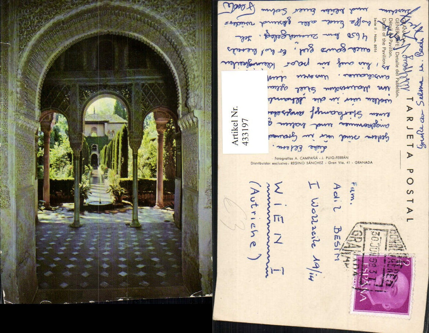 Alte Ansichtskarte – Old Postcard