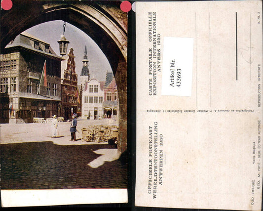 433693,Belgium Antwerpen Anvers Platz Durchgang