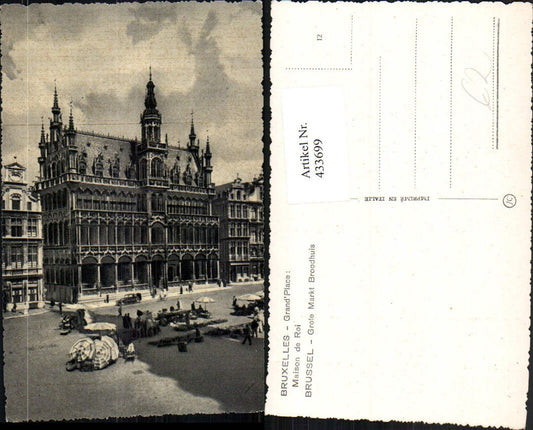 433699,Belgium Bruxelles Brüssel Grand Place Maison de Roi Gebäude