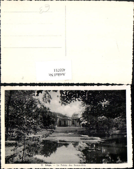 433711,Belgium Liege Lüttich Le Palais des Beaux-Arts