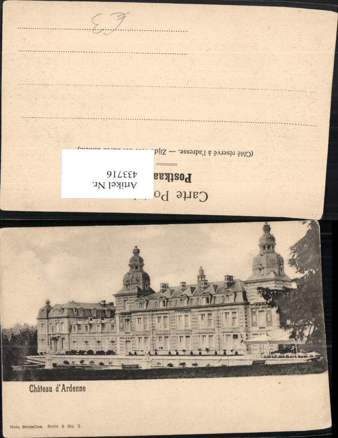 433716,Belgium Dinant Chateau d'Ardenne Schloss
