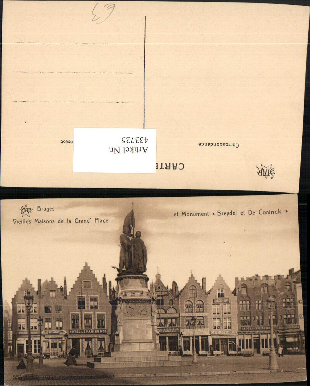 433725,Belgium Bruges Brügge Vieilles Maisons de la Grand Place Monument