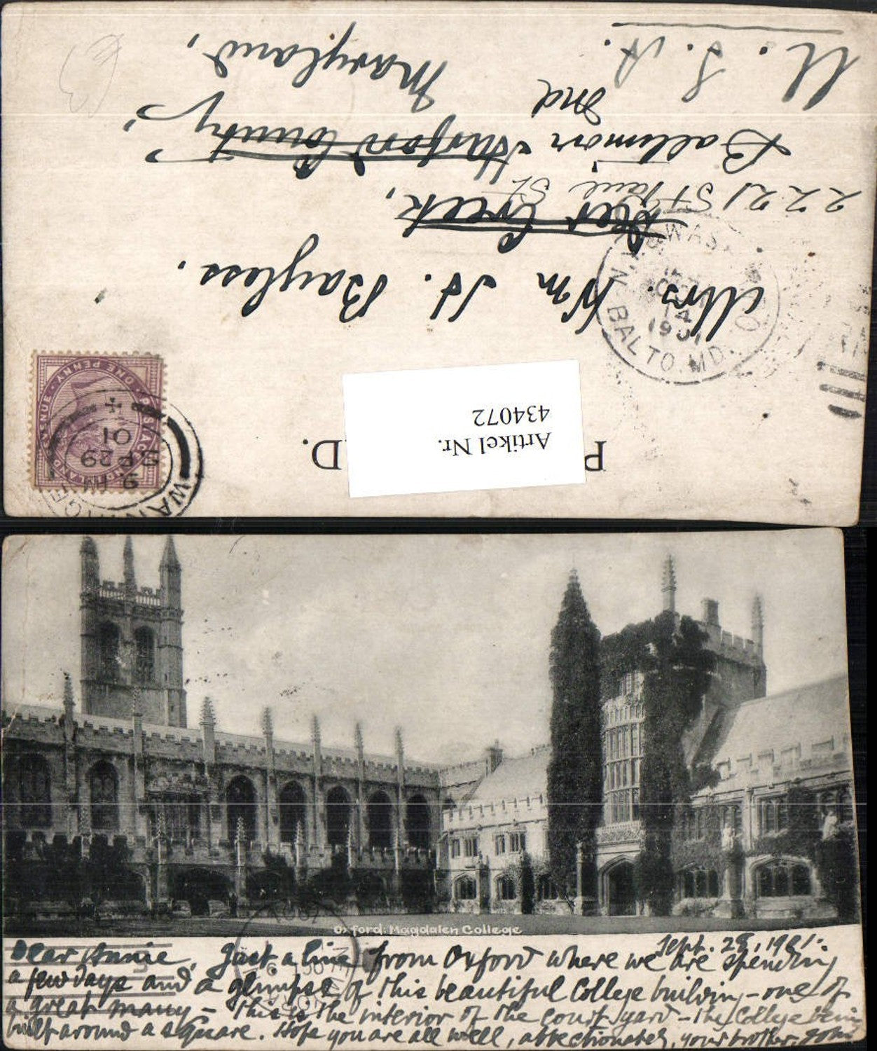 Alte Ansichtskarte – Old Postcard