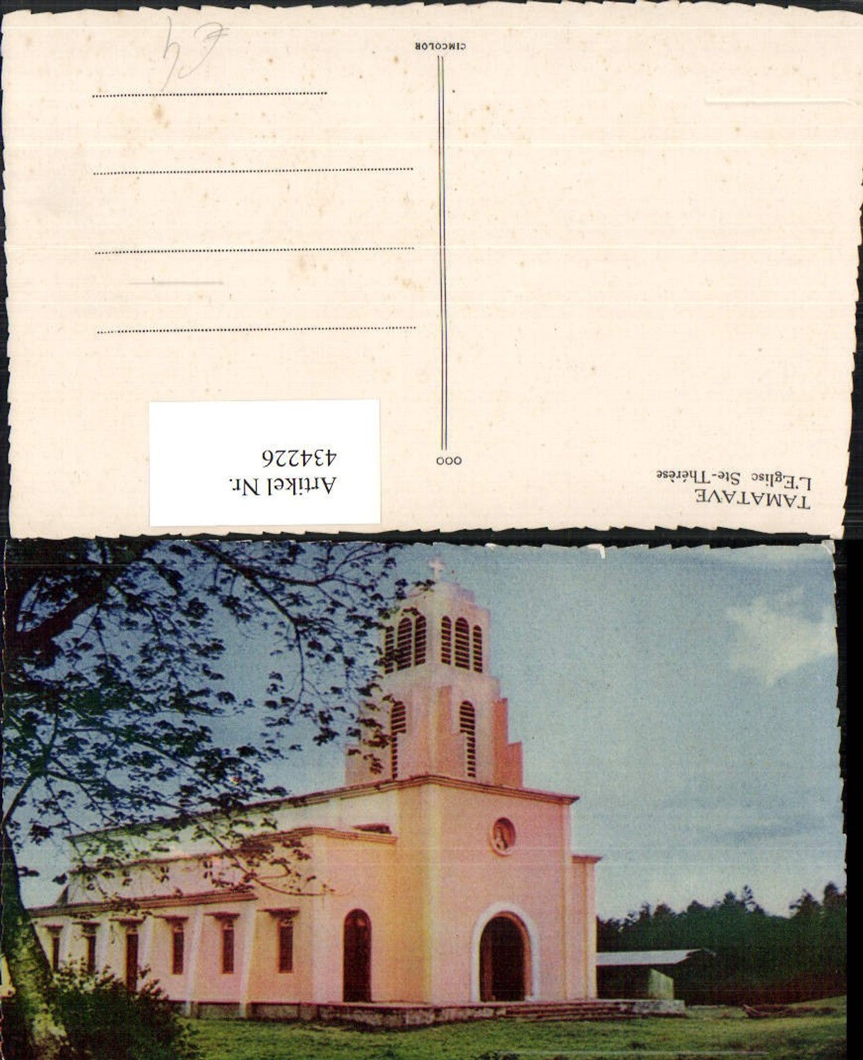 434226,Madagaskar Tamatave Toamasina L'Eglise Ste-Therese Kirche