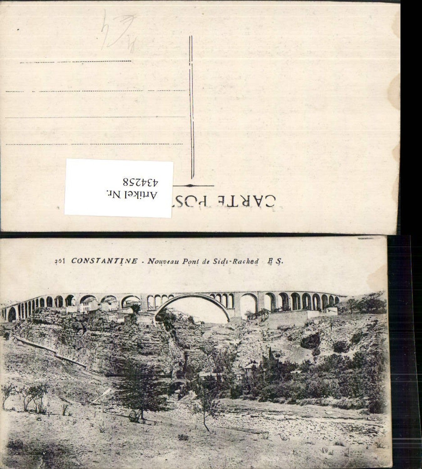 434258,Algeria Constantine Nouveau Pont de Sidi-Rached Brücke