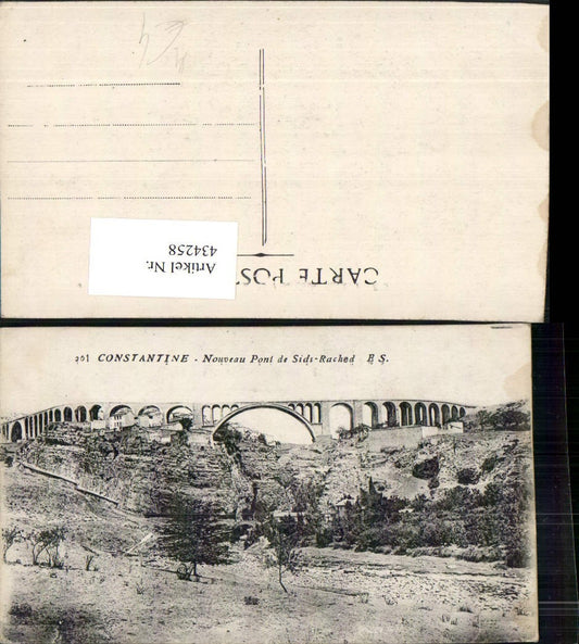 434258,Algeria Constantine Nouveau Pont de Sidi-Rached Brücke