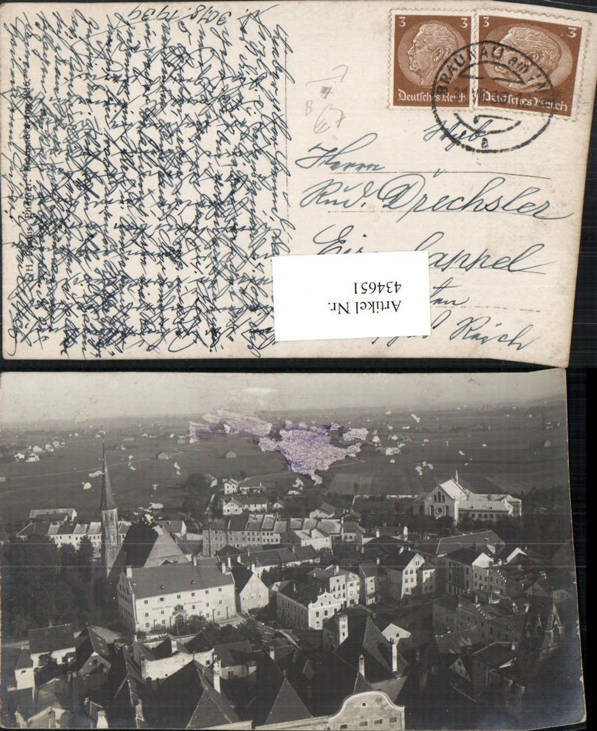 434651,Braunau am Inn Teilansicht Kirche