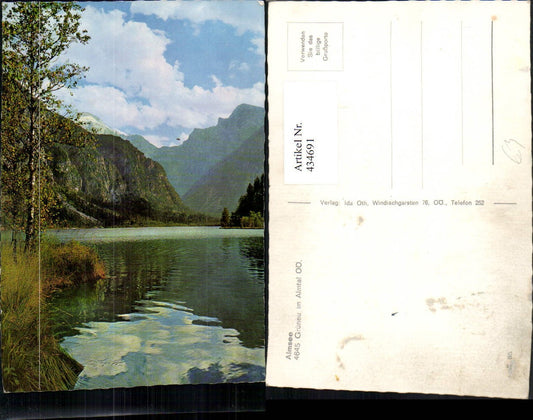 434691,Grünau im Almtal Almsee See Bergkulisse