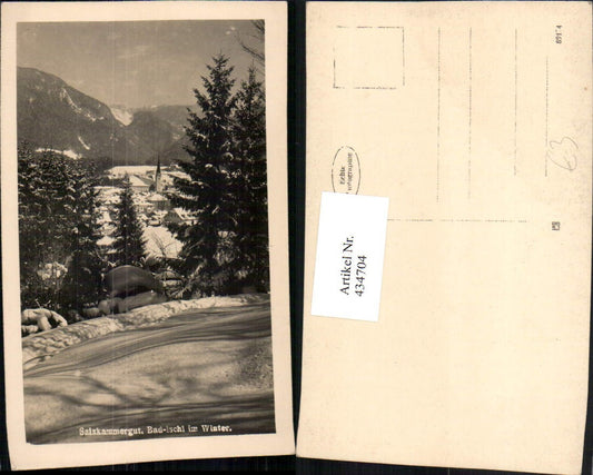 434704,Bad Ischl Teilansicht Winterbild