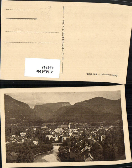 434745,Bad Ischl Totale Bergkulisse pub F. E. Brandt 050