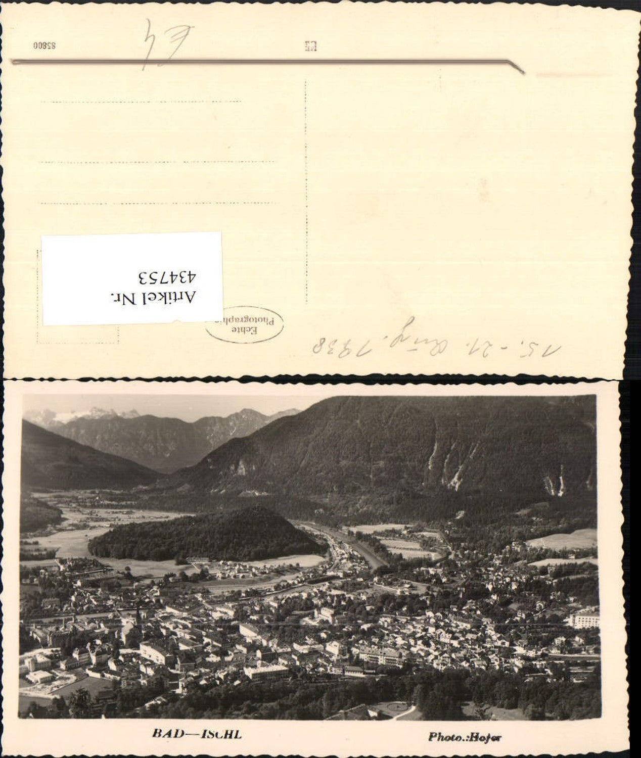 434753,Bad Ischl Totale Bergkulisse