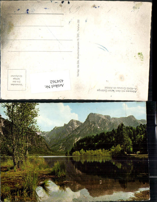 434762,Grünau im Almtal Almsee See m. Toten Gebirge Bergkulisse