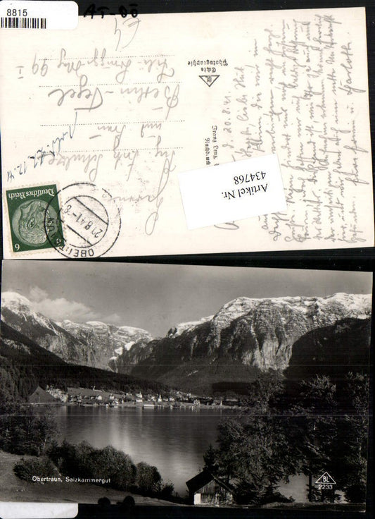 434768,Obertraun Totale See Bergkulisse