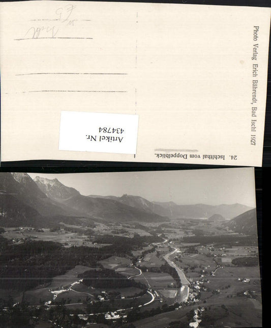 434784,Ischlthal Ischltal vom Doppelblick b. Bad ischl pub Foto Erich Bährendt