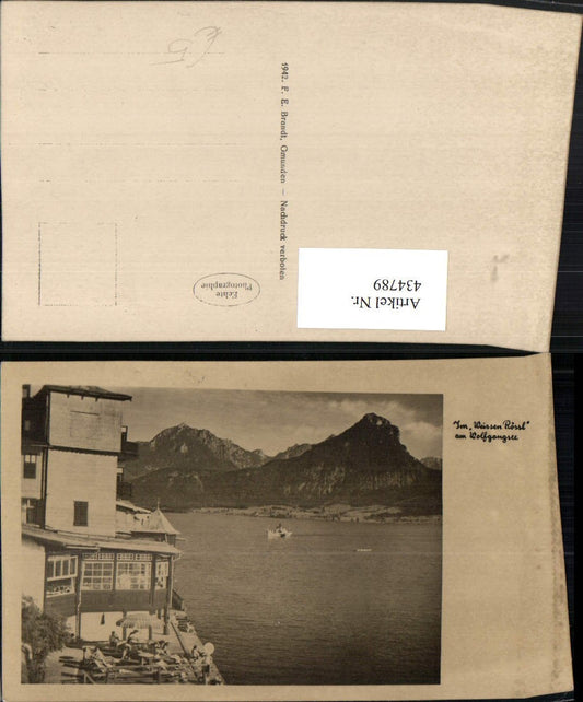 434789,St. Wolfgang Hotel weißes Rössl Terrasse Bergkulisse