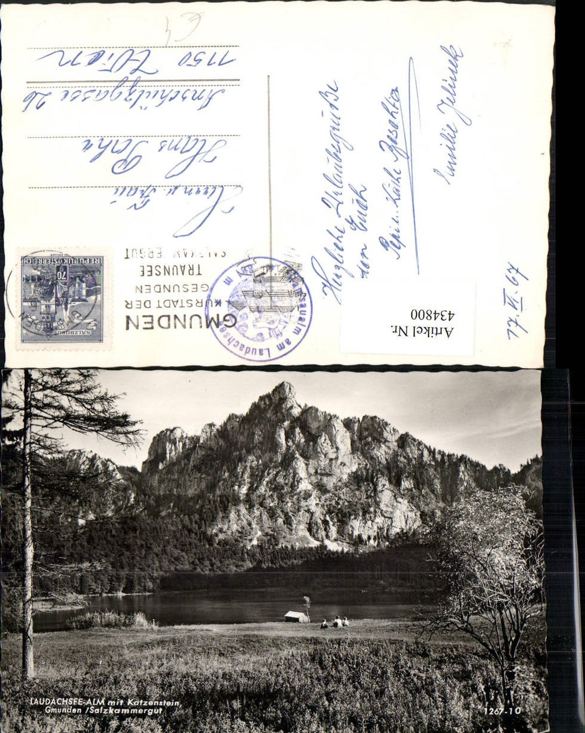 434800,Laudachsee-Alm See b. Gmunden m. Katzenstein