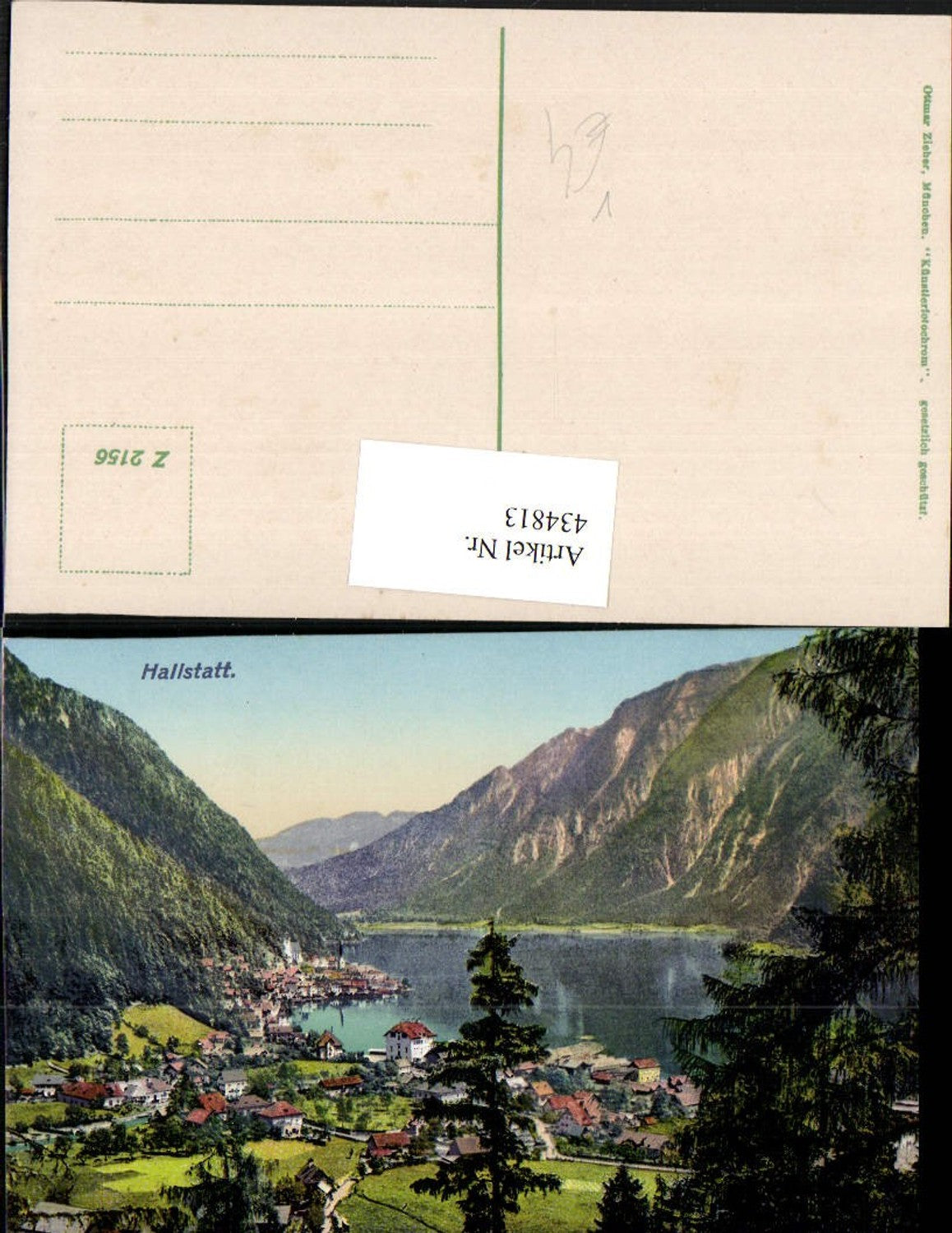 434813,Hallstatt Totale See Bergkulisse pub Ottmar Zieher 2156
