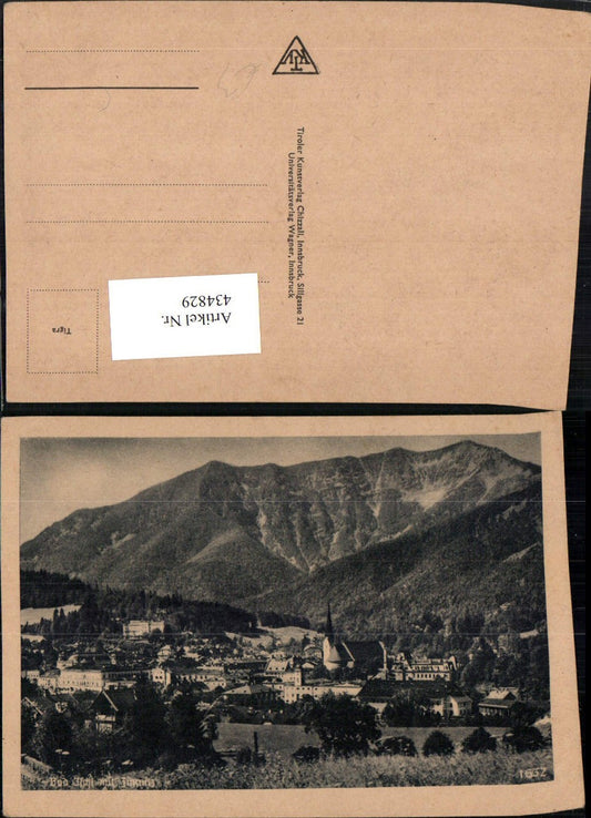 434829,Bad Ischl Totale m. Zimnitz Bergkulisse