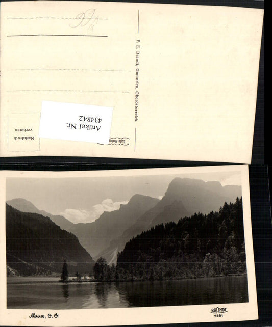 434842,Almsee See b. Grünau Bergkulisse pub Brandt 9881