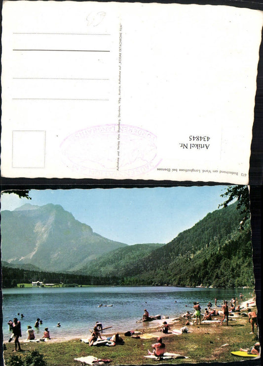 434845,Vorderer Langbathsee See b. Ebensee Badestrand