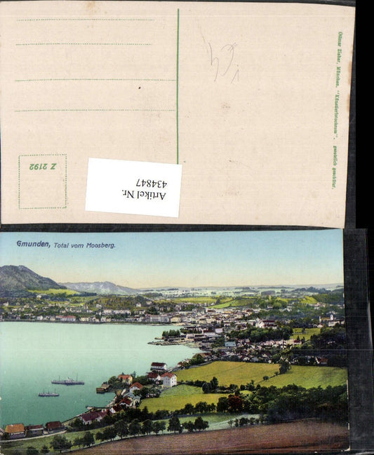 434847,Gmunden Totale vom Moosberg pub Ottmar Zieher 2192