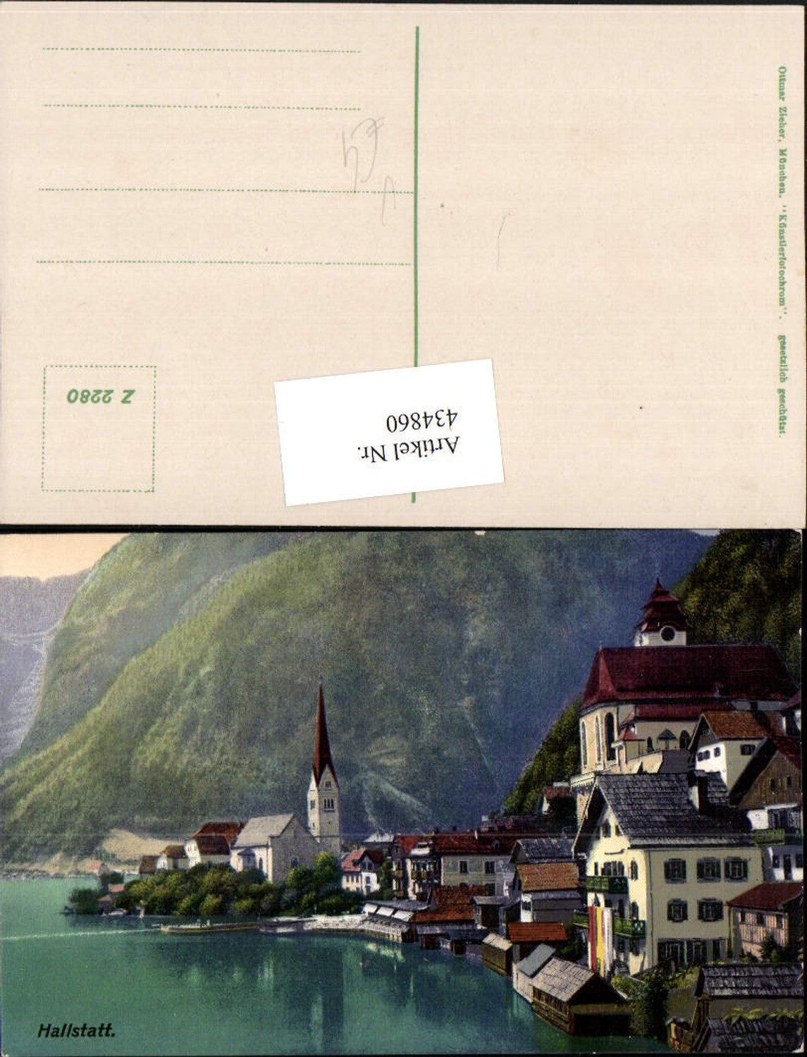 434860,Hallstatt Teilansicht Kirchen pub Ottmar Zieher 2280