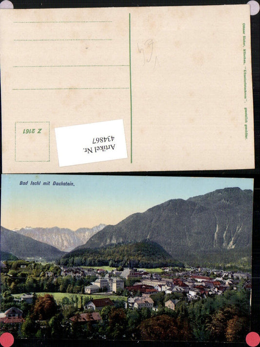 434867,Bad Ischl Totale m. Dachstein Bergkulisse pub Ottmar Zieher 2161