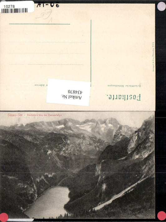 434870,Gosausee See b. Gosau m. Dachstein Bergkulisse pub Stengel & Co 2611