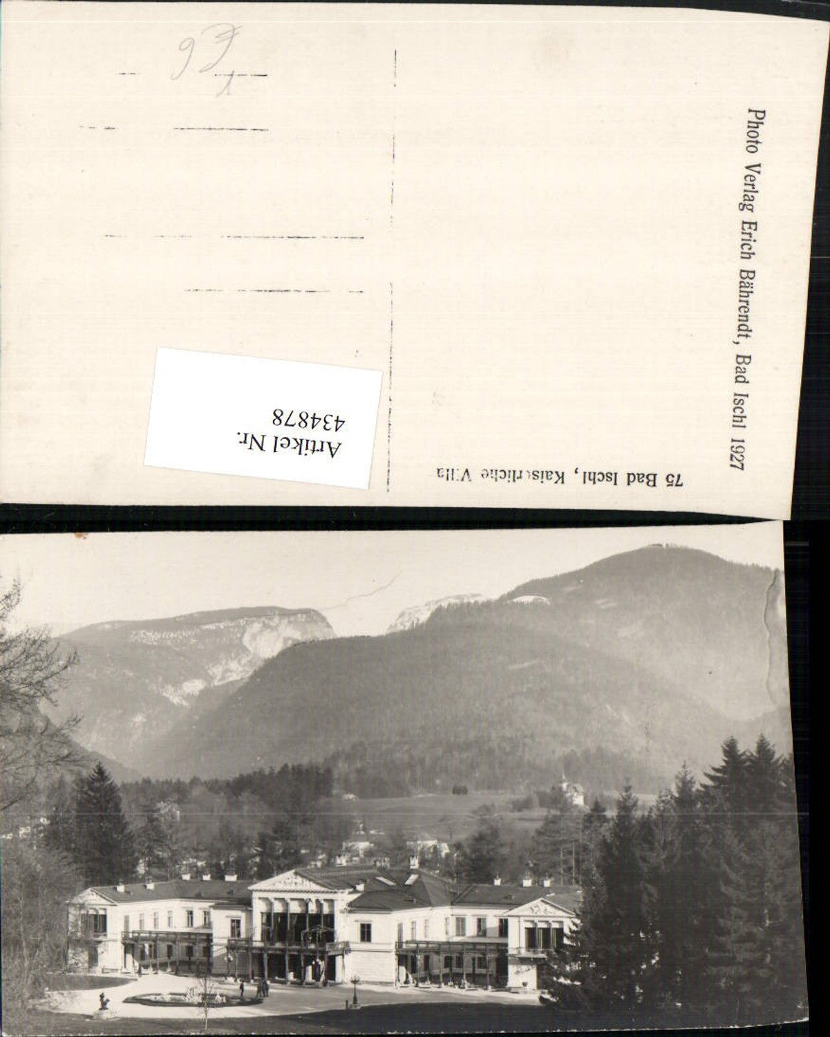 434878,Bad Ischl Kaiserliche Villa pub Foto Erich Bährendt