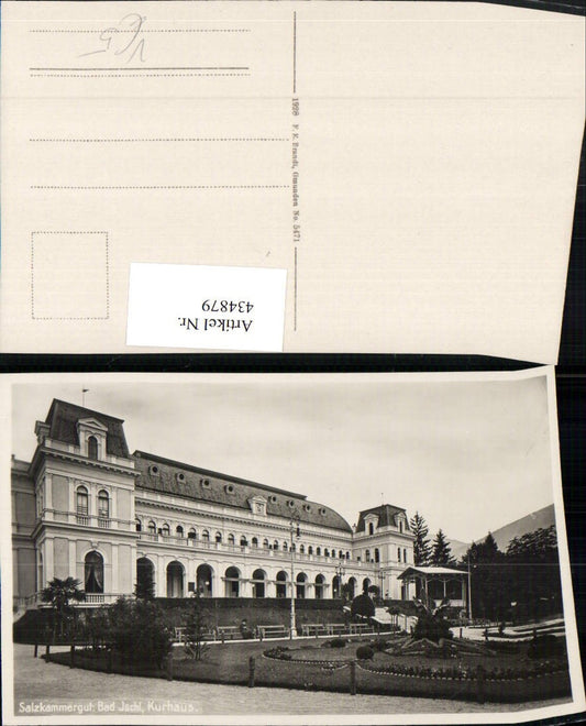 434879,Bad Ischl Kurhaus Gebäude pub F. E. Brandt 5471