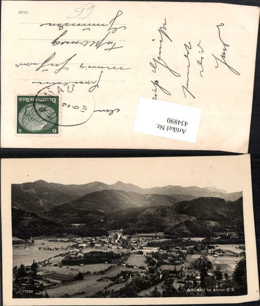 434890,Grünau im Almtal Totale Bergkulisse