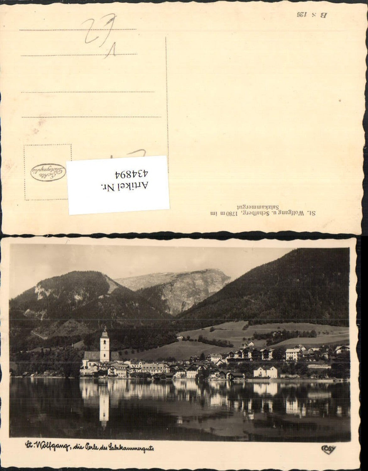 434894,St. Wolfgang Totale m. Schafberg pub Cosy