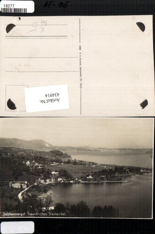 434914,Traunkirchen Steinwinkel Teilansicht pub F. E. Brandt 5313