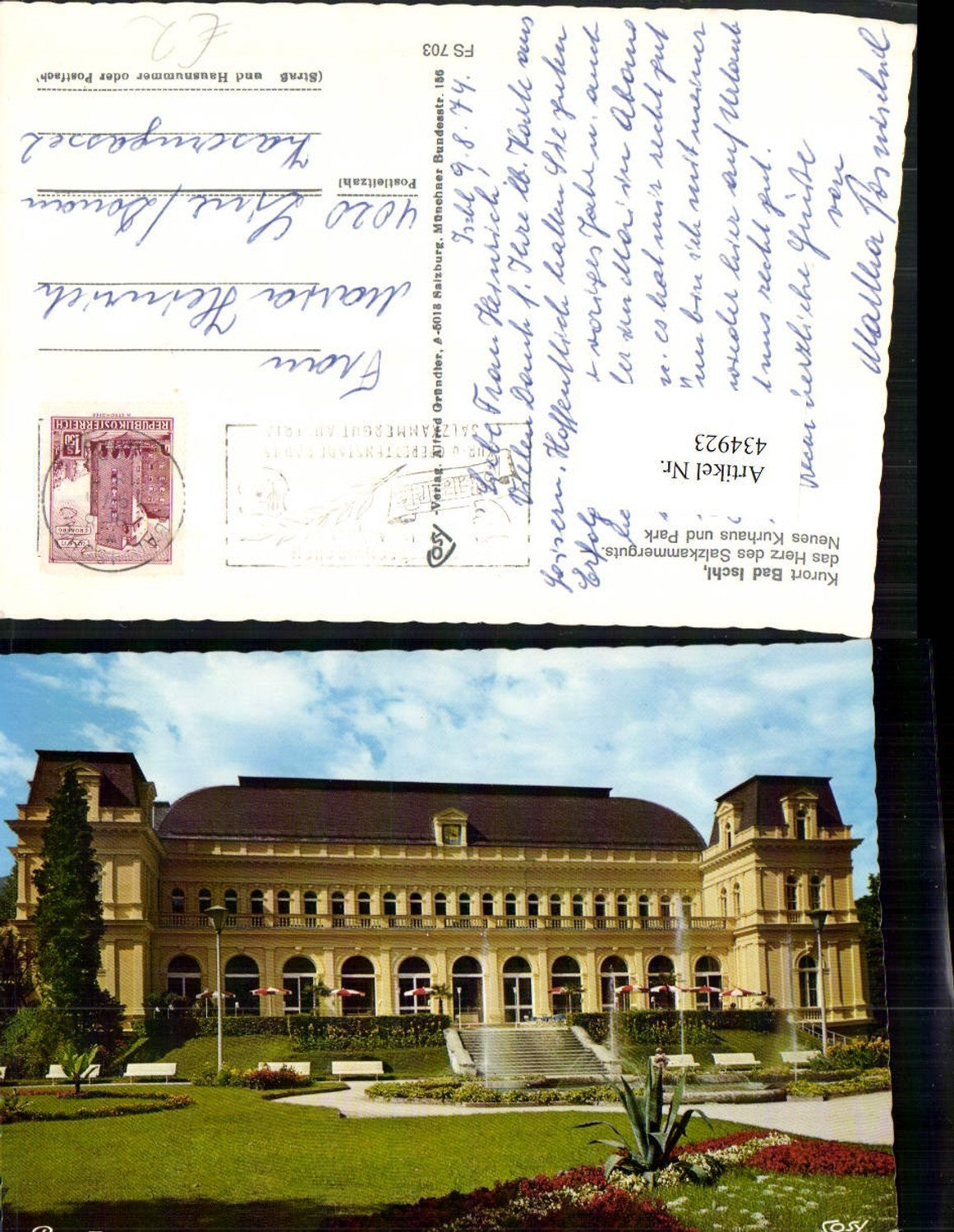 434923,Bad Ischl Kurhaus u. Park pub Cosy