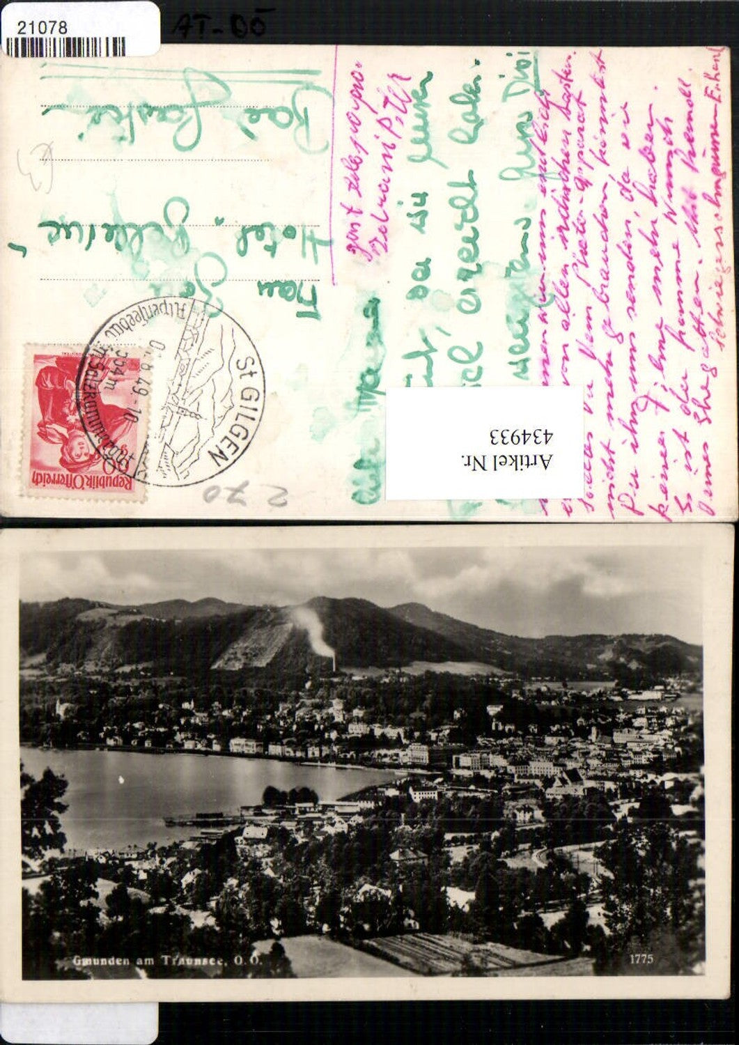 434933,Gmunden Totale am Traunsee